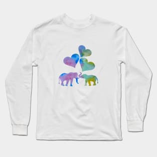 Elephants Long Sleeve T-Shirt